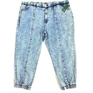 Wild Fable Lt Acid Blue Joggers NWT